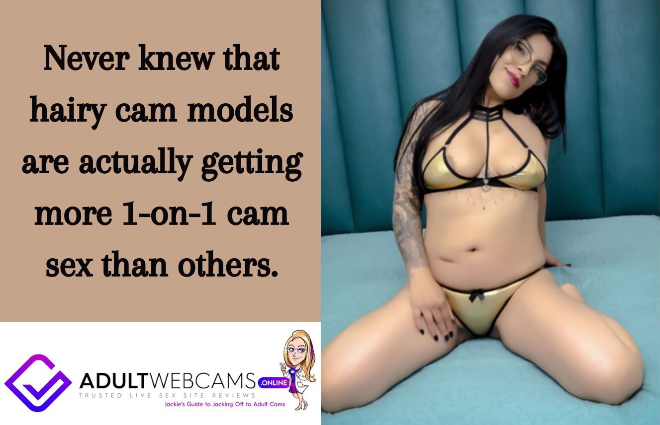 A Hot and Wild List of Super Hairy Cam Girls! | Jackie's Guide to Adult Cams